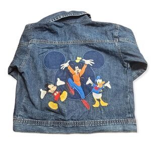 Disney embroidered jean jacket 2T
